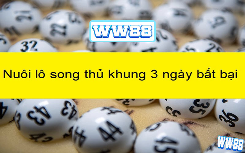 Nuôi Lô Song Thủ Khung 3 Ngày Bất Khả Chiến Bại Chuẩn